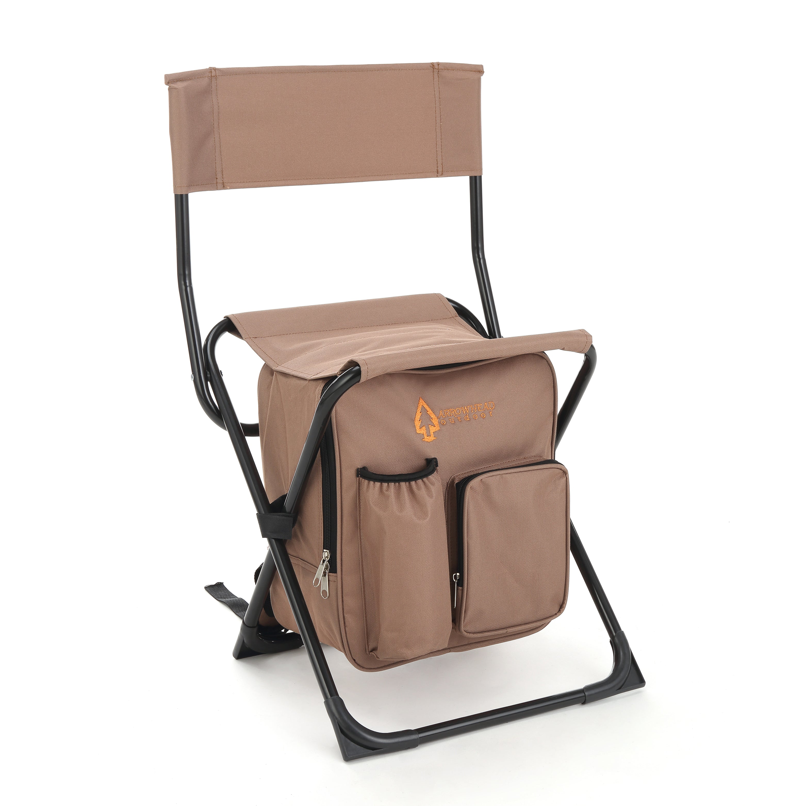 Backpackable Stool with Backrest and Cooler - Small Seat – Arrowhead Outdoor
