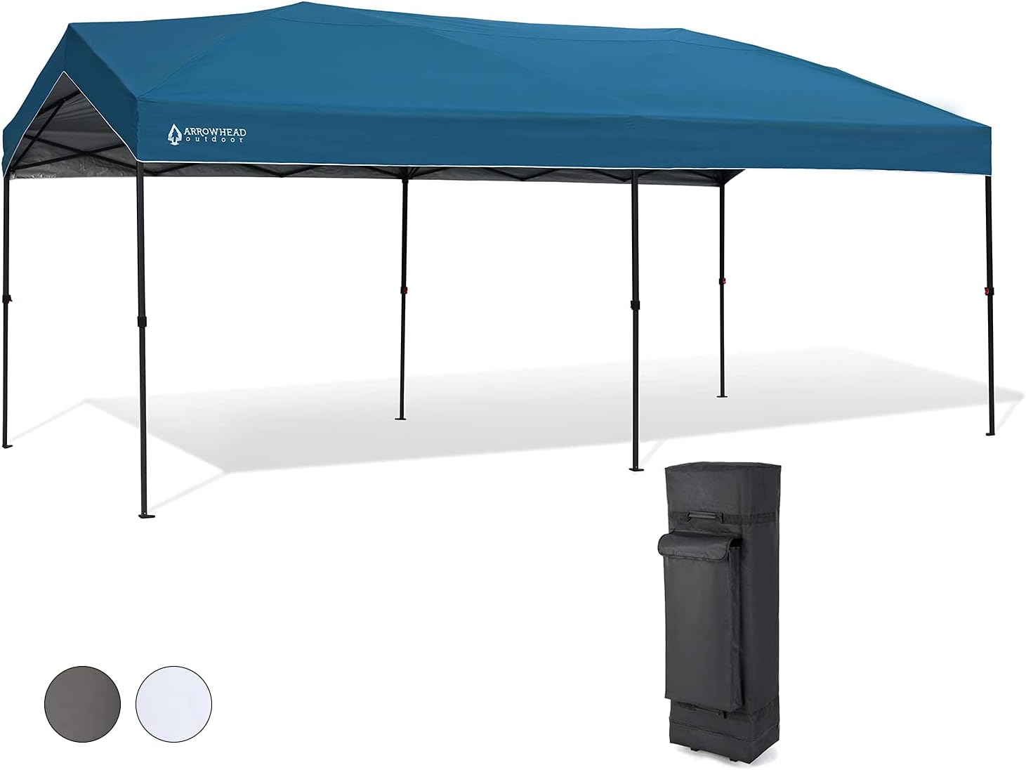 10’ x 20’ High Ceiling Pop-Up Canopy & Instant Shelter, Water & UV Resistant