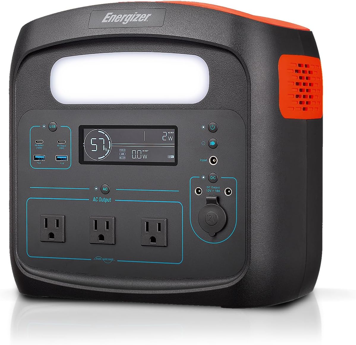 Energizer 960W MAX Portable Power Station, LiFePO4 (LFP), Solar Generator