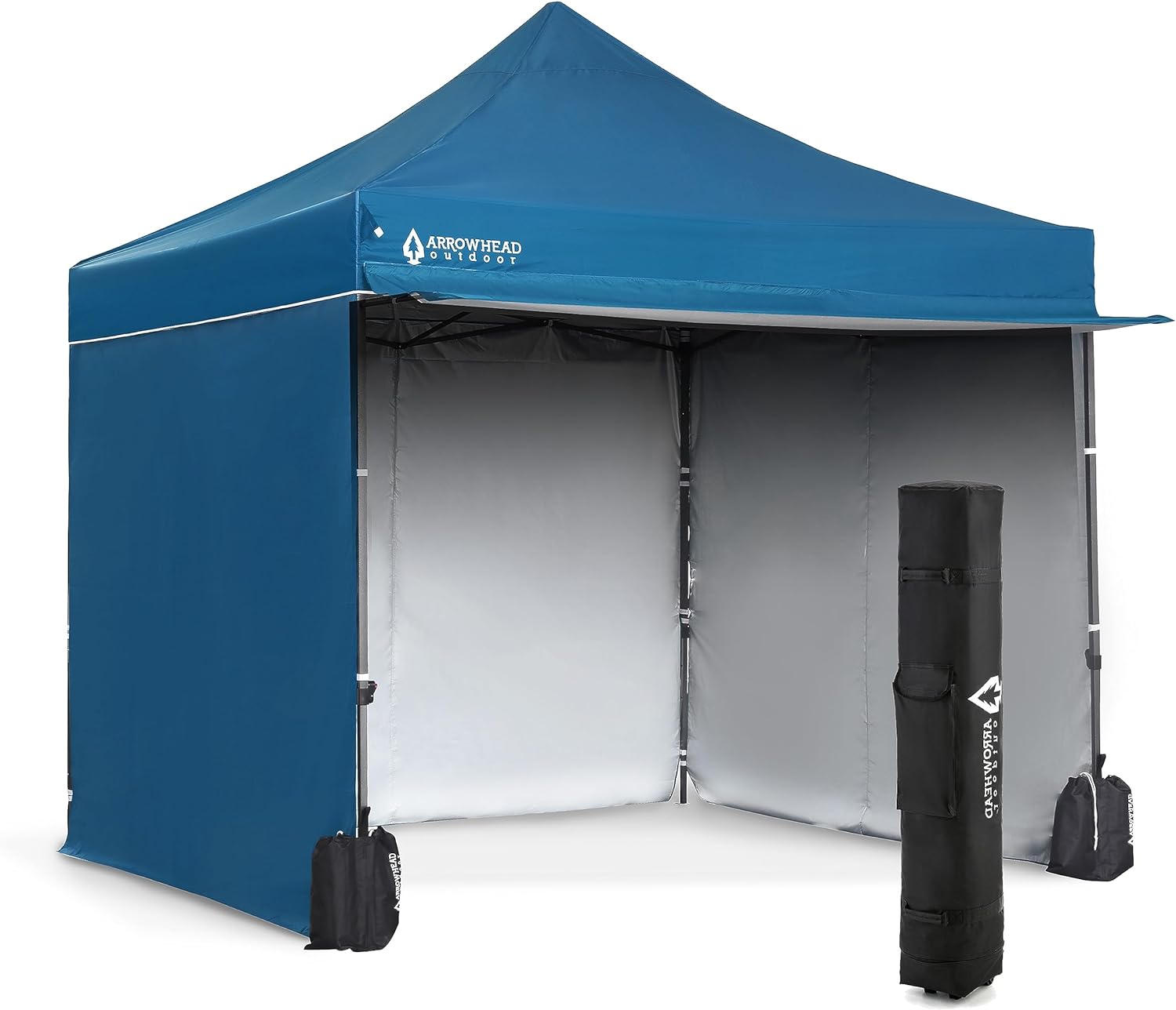 10' x 10' Pop-Up Canopy with Sidewalls & Awning