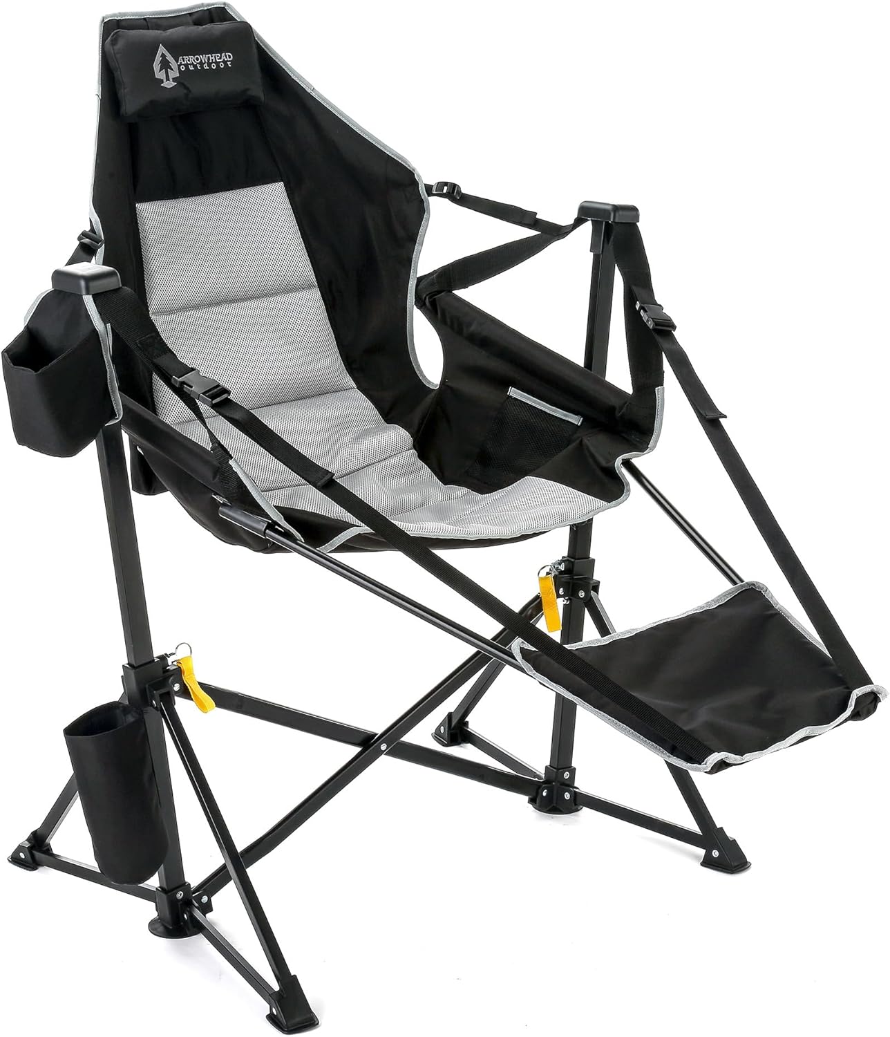 Folding Hammock Camp Chair with Detachable Footrest
