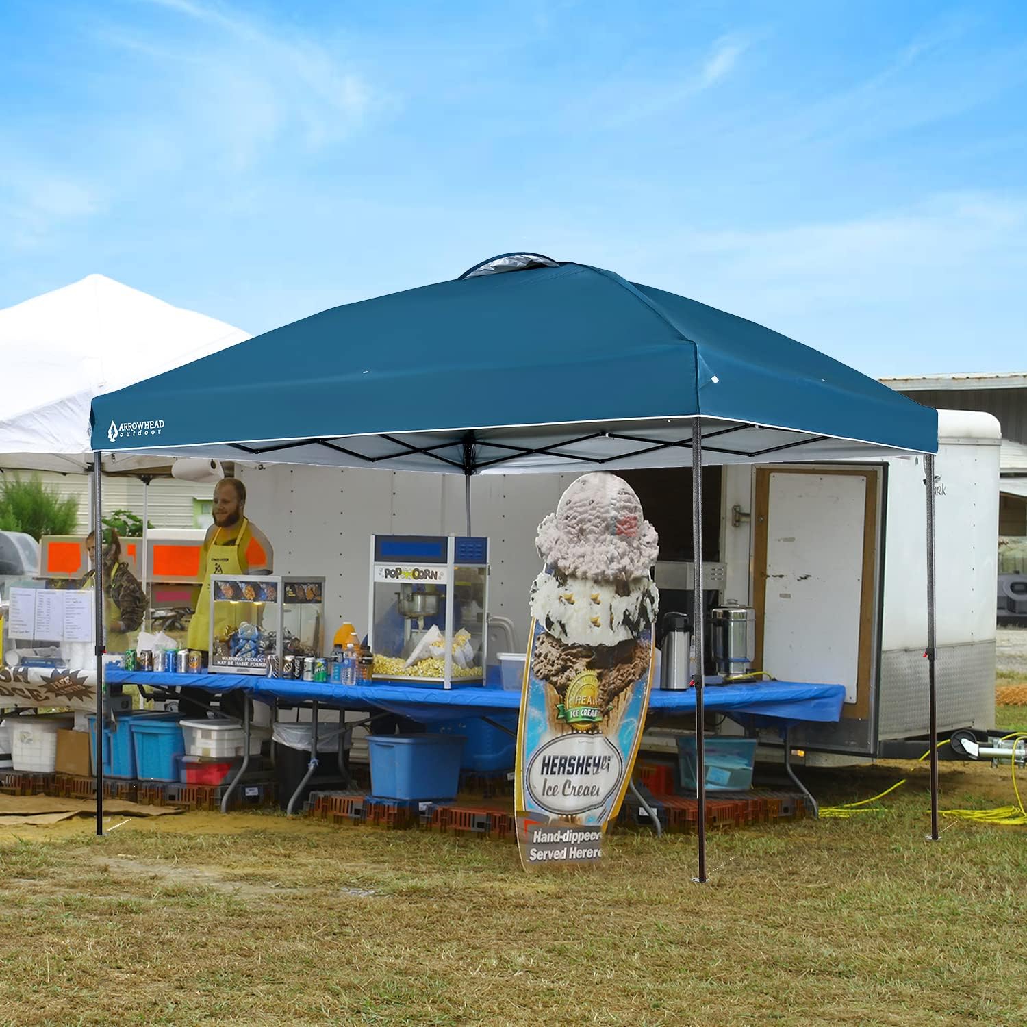 12' x 12' Pop-Up Canopy & Instant Shelter - Water & UV Resistant