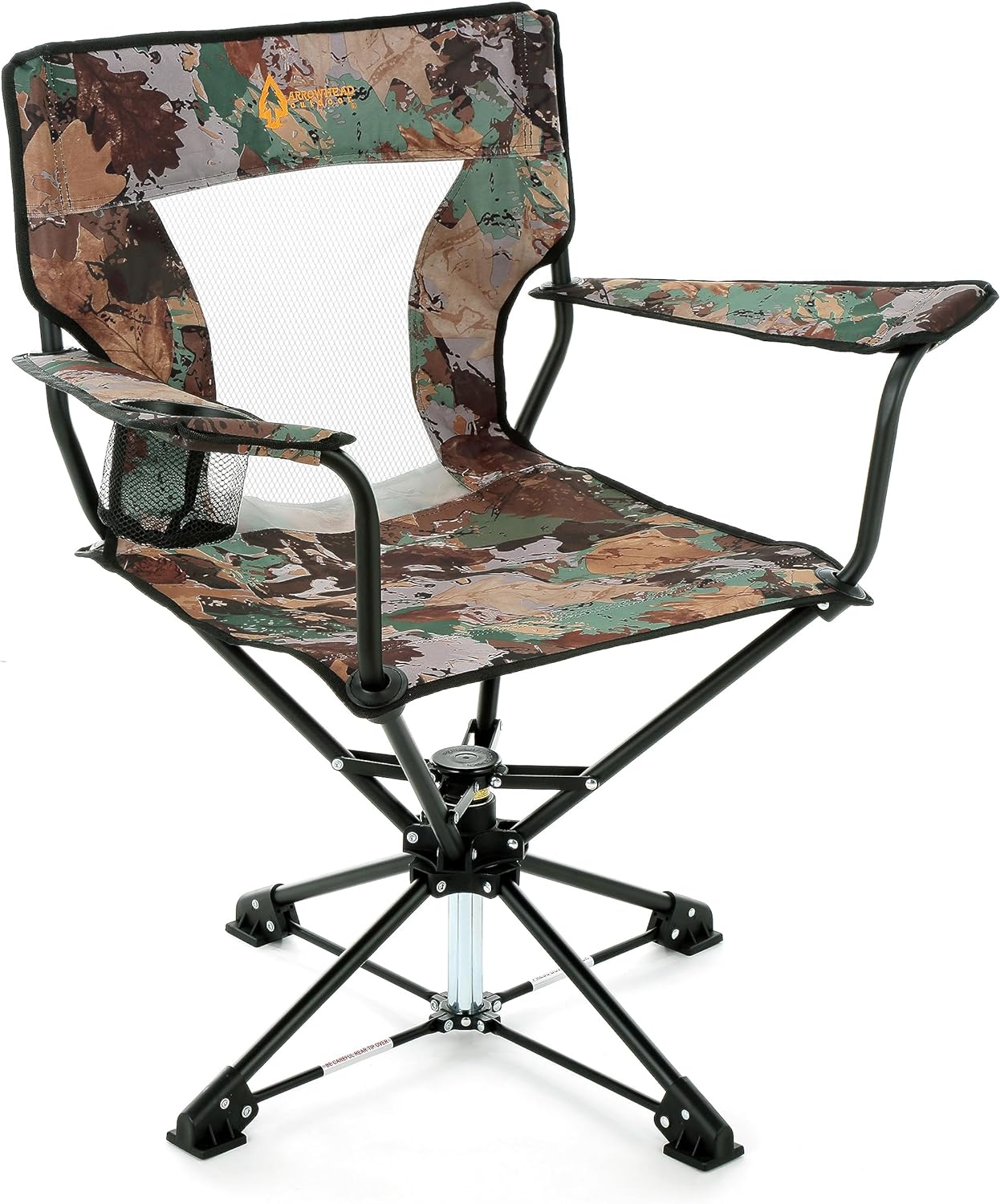 360° Degree Swivel Hunting Chair with Armrests – Arrowhead Outdoor