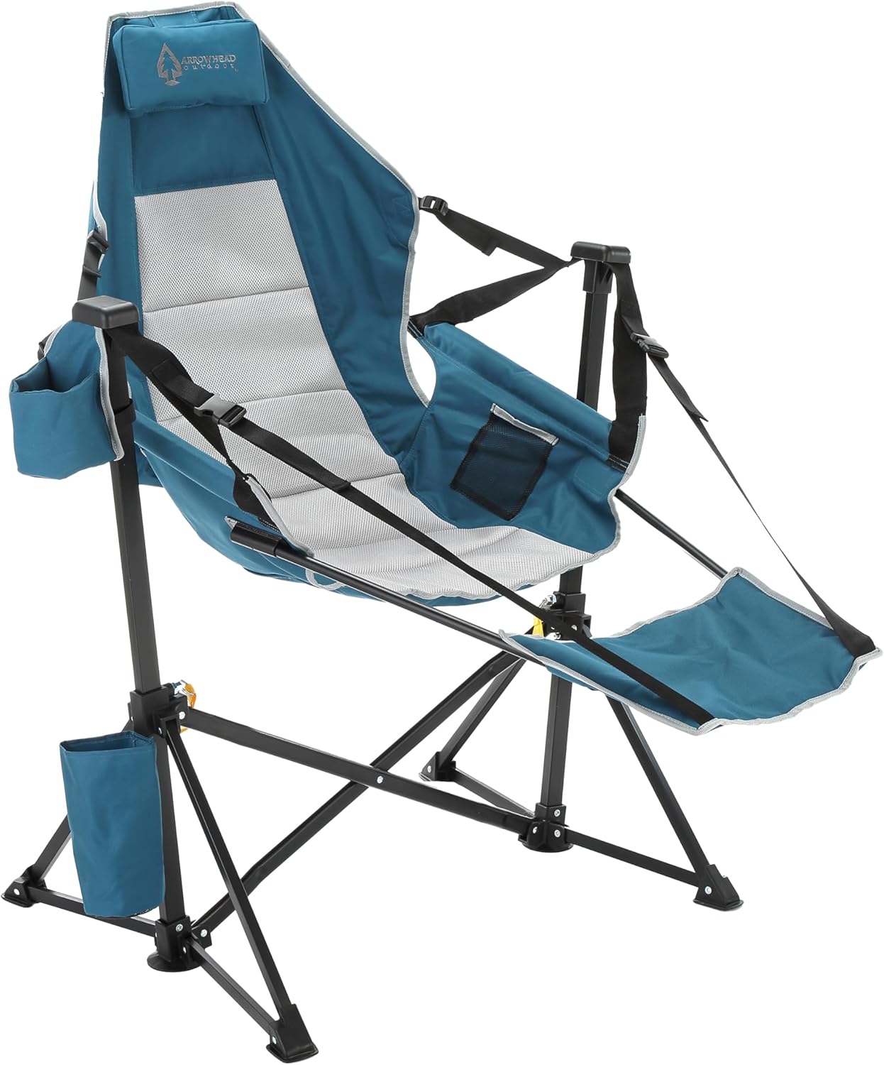 Folding Hammock Camp Chair with Detachable Footrest