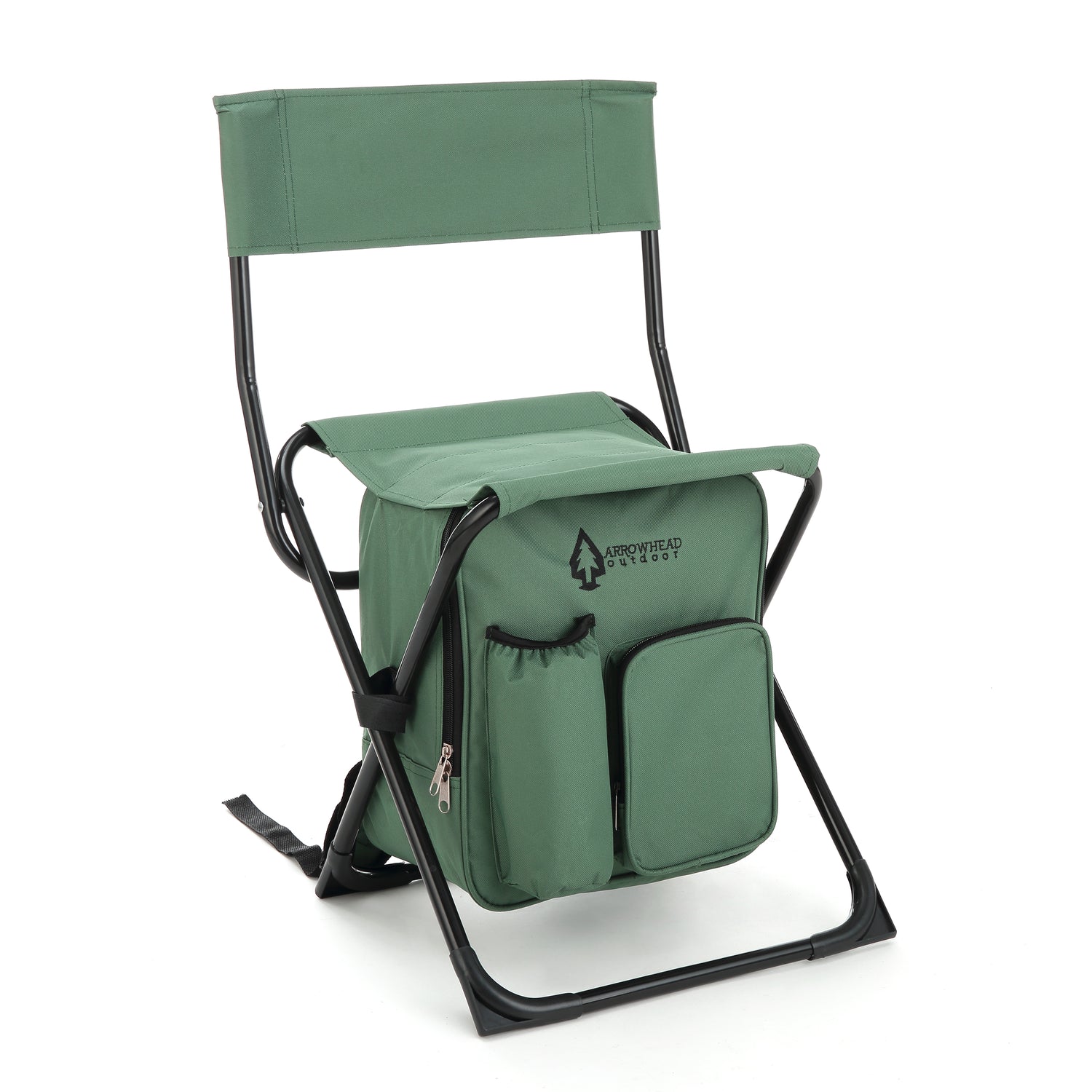 backpack small travel chare Backpackable Stool with Backrest and Cooler